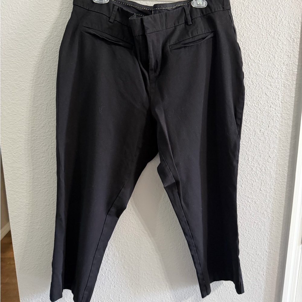Anthropologie Women’s Classic Black Dress Cropped Pants